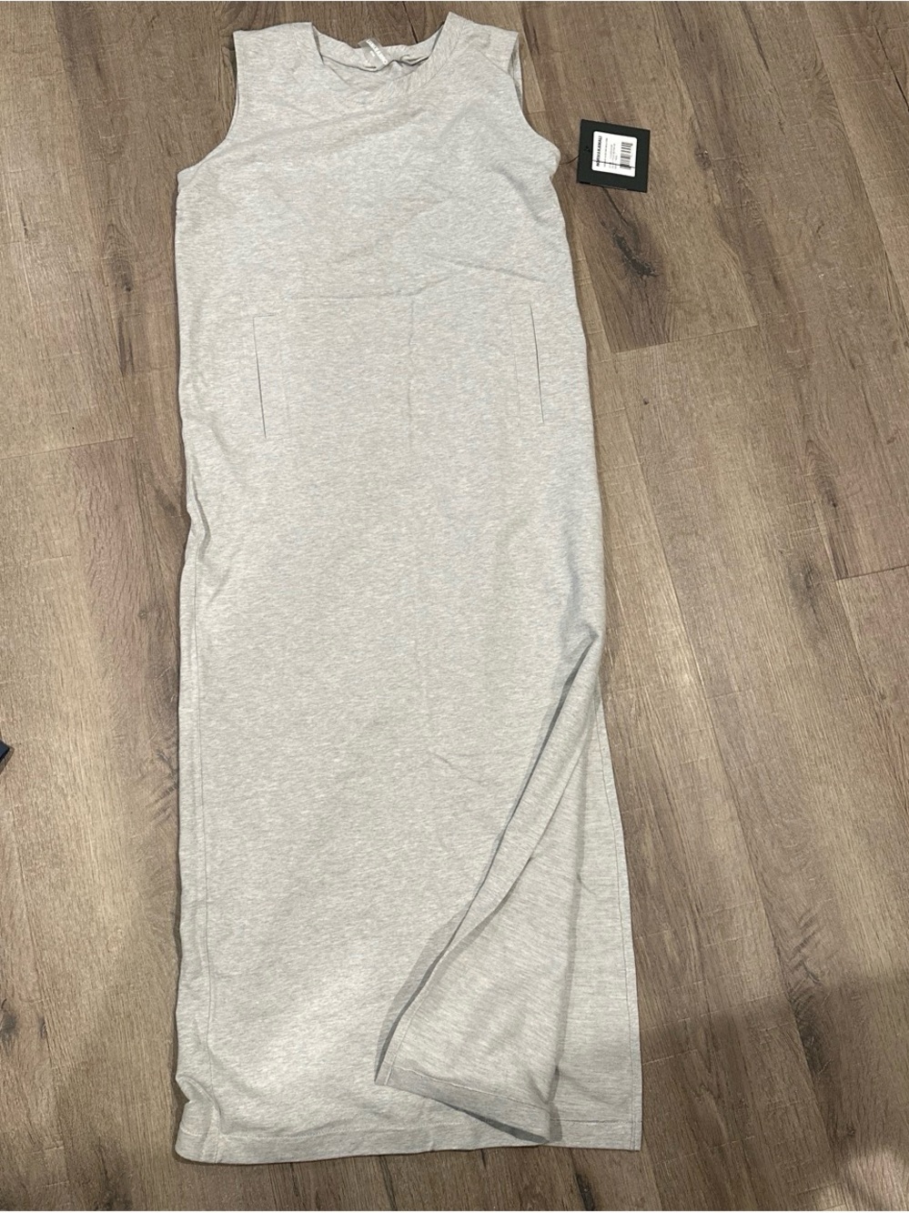 Norma Kamali Light Gray Sleeveless Dress